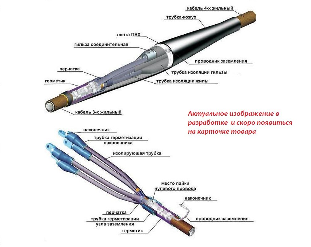 Муфта кабельная 5 ПСТ-1 (70-120) нг-LS без соединителей